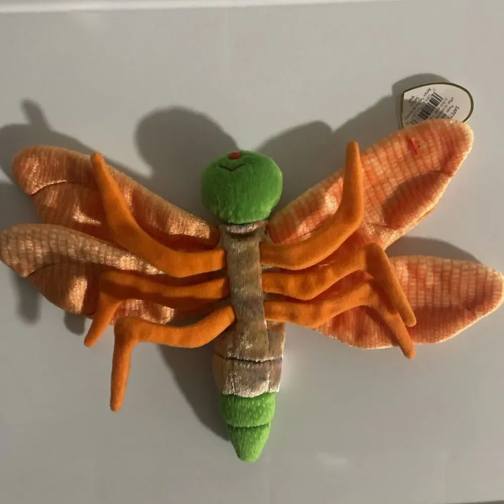 Ty Beanie Babies Glow Dragonfly Date Of Birth January 4, 2000 Glow Box 160